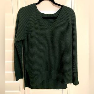 Army green sweater